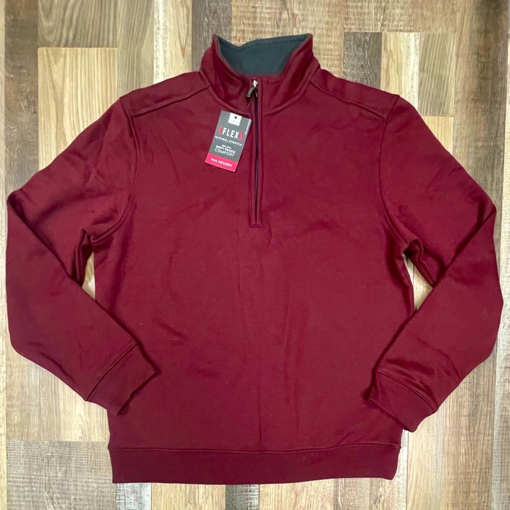 Van Heusen 1/4 Zip Pullover Sweater